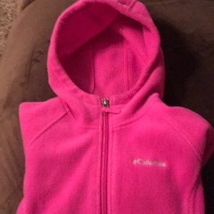 Girls Columbia Hooded Zip Up